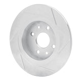 Dynamic Friction 1998-2003 Kia Sephia Rear Left Slotted Silver Brake Rotor by Dynamic Friction Company 611-21003L