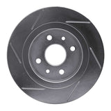 Dynamic Friction 1998-2003 Kia Sephia Rear Right Slotted Silver Brake Rotor by Dynamic Friction Company 611-21003R