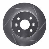 Dynamic Friction 1998-2003 Kia Sephia Rear Right Slotted Silver Brake Rotor by Dynamic Friction Company 611-21003R