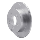 Dynamic Friction 2007-2012 Kia Rondo Rear Right Slotted Silver Brake Rotor by Dynamic Friction Company 611-21010R
