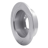 Dynamic Friction 2010-2013 Kia Forte Rear Right Slotted Silver Brake Rotor by Dynamic Friction Company 611-21013R