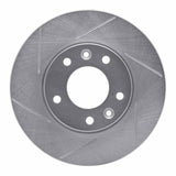 Dynamic Friction 2003-2005 Kia Sedona Front Left Slotted Silver Brake Rotor by Dynamic Friction Company 611-21022L