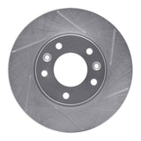 Dynamic Friction 2003-2005 Kia Sedona Front Right Slotted Silver Brake Rotor by Dynamic Friction Company 611-21022R