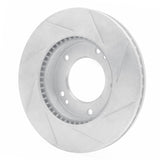 Dynamic Friction 2007-2009 Kia Sorento Front Left Slotted Silver Brake Rotor by Dynamic Friction Company 611-21025L