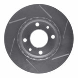 Dynamic Friction 1983-1985 Renault Fuego Front Left Slotted Silver Brake Rotor by Dynamic Friction Company 611-23002L