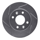 Dynamic Friction 1983-1985 Renault Fuego Front Left Slotted Silver Brake Rotor by Dynamic Friction Company 611-23002L
