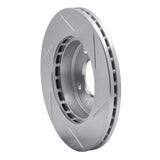 Dynamic Friction 1983-1985 Renault Fuego Front Left Slotted Silver Brake Rotor by Dynamic Friction Company 611-23002L