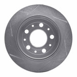 Dynamic Friction 1988-1994 Volvo 740/745/760/780 Rear Right Slotted Silver Brake Rotor by Dynamic Friction Company 611-27014R