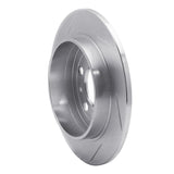 Dynamic Friction 1988-1994 Volvo 740/745/760/780 Rear Right Slotted Silver Brake Rotor by Dynamic Friction Company 611-27014R