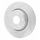 Dynamic Friction 1998-2004 Volvo C70/S70/V70 Front Left Slotted Silver Brake Rotor by Dynamic Friction Company 611-27022L