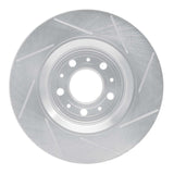 Dynamic Friction 1998-2004 Volvo C70/S70/V70 Front Left Slotted Silver Brake Rotor by Dynamic Friction Company 611-27022L