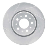 Dynamic Friction 1998-2004 Volvo C70/S70/V70 Front Left Slotted Silver Brake Rotor by Dynamic Friction Company 611-27022L