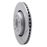 Dynamic Friction 1998-2004 Volvo C70/S70/V70 Front Right Slotted Silver Brake Rotor by Dynamic Friction Company 611-27022R
