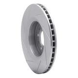 Dynamic Friction 1998-2004 Volvo C70/S70/V70 Front Right Slotted Silver Brake Rotor by Dynamic Friction Company 611-27022R