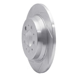 Dynamic Friction 1999-2009 Volvo S60/S80/V70/XC70 Rear Left Slotted Silver Brake Rotor by Dynamic Friction Company 611-27024L
