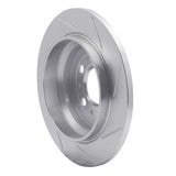 Dynamic Friction 1999-2009 Volvo S60/S80/V70/XC70 Rear Left Slotted Silver Brake Rotor by Dynamic Friction Company 611-27024L