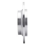 Dynamic Friction 1999-2009 Volvo S60/S80/V70/XC70 Rear Right Slotted Silver Brake Rotor by Dynamic Friction Company 611-27024R
