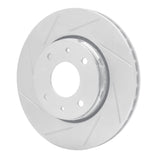 Dynamic Friction 2000-2004 Volvo S40/V40 Front Left Slotted Silver Brake Rotor by Dynamic Friction Company 611-27026L