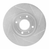Dynamic Friction 2000-2004 Volvo S40/V40 Front Left Slotted Silver Brake Rotor by Dynamic Friction Company 611-27026L