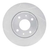 Dynamic Friction 2000-2004 Volvo S40/V40 Front Left Slotted Silver Brake Rotor by Dynamic Friction Company 611-27026L