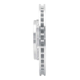 Dynamic Friction 2000-2004 Volvo S40/V40 Front Left Slotted Silver Brake Rotor by Dynamic Friction Company 611-27026L