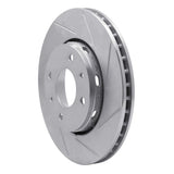 Dynamic Friction 2000-2004 Volvo S40/V40 Front Right Slotted Silver Brake Rotor by Dynamic Friction Company 611-27026R