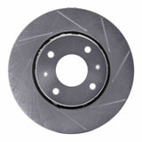 Dynamic Friction 2000-2004 Volvo S40/V40 Front Right Slotted Silver Brake Rotor by Dynamic Friction Company 611-27026R