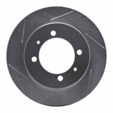 Dynamic Friction 2000-2007 Volvo S40 Rear Left Slotted Silver Brake Rotor by Dynamic Friction Company 611-27027L