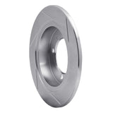 Dynamic Friction 2000-2007 Volvo S40 Rear Left Slotted Silver Brake Rotor by Dynamic Friction Company 611-27027L