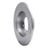 Dynamic Friction 2000-2007 Volvo S40 Rear Right Slotted Silver Brake Rotor by Dynamic Friction Company 611-27027R