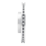 Dynamic Friction 1999-2009 Volvo S60/S80/V70/XC70 Front Left Slotted Silver Brake Rotor by Dynamic Friction Company 611-27028L
