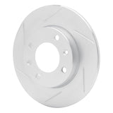 Dynamic Friction 1989-1991 Peugeot 405 Rear Left Slotted Silver Brake Rotor by Dynamic Friction Company 611-28005L