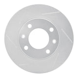 Dynamic Friction 1989-1991 Peugeot 405 Rear Left Slotted Silver Brake Rotor by Dynamic Friction Company 611-28005L