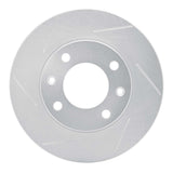 Dynamic Friction 1989-1991 Peugeot 405 Rear Left Slotted Silver Brake Rotor by Dynamic Friction Company 611-28005L