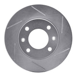 Dynamic Friction 1989-1991 Peugeot 405 Rear Right Slotted Silver Brake Rotor by Dynamic Friction Company 611-28005R