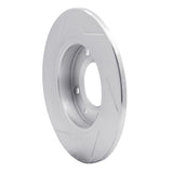 Dynamic Friction 1989-1991 Peugeot 405 Rear Right Slotted Silver Brake Rotor by Dynamic Friction Company 611-28005R