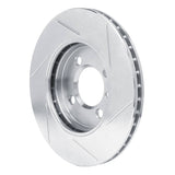 Dynamic Friction 1984-1991 BMW 318i Front Left Slotted Silver Brake Rotor by Dynamic Friction Company 611-31017L