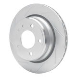 Dynamic Friction 1988-1994 BMW 740i Rear Left Slotted Silver Brake Rotor by Dynamic Friction Company 611-31025L
