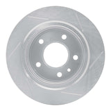 Dynamic Friction 1988-1991 BMW M3 Rear Left Slotted Silver Brake Rotor by Dynamic Friction Company 611-31026L