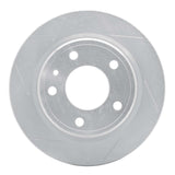 Dynamic Friction 1988-1991 BMW M3 Rear Left Slotted Silver Brake Rotor by Dynamic Friction Company 611-31026L