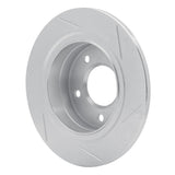 Dynamic Friction 1988-1991 BMW M3 Rear Left Slotted Silver Brake Rotor by Dynamic Friction Company 611-31026L