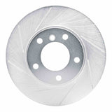 Dynamic Friction 1991-2006 BMW 318i Front Left Slotted Silver Brake Rotor by Dynamic Friction Company 611-31027L