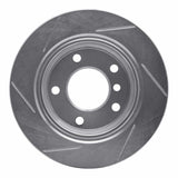 Dynamic Friction 1996-2005 BMW 320i Rear Right Slotted Silver Brake Rotor by Dynamic Friction Company 611-31042R