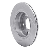 Dynamic Friction 1996-2005 BMW 320i Rear Right Slotted Silver Brake Rotor by Dynamic Friction Company 611-31042R