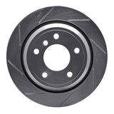 Dynamic Friction 1996-2003 BMW 525i Rear Left Slotted Silver Brake Rotor by Dynamic Friction Company 611-31044L