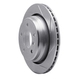 Dynamic Friction 1996-2003 BMW 525i Rear Right Slotted Silver Brake Rotor by Dynamic Friction Company 611-31044R