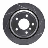 Dynamic Friction 1996-2003 BMW 525i Rear Right Slotted Silver Brake Rotor by Dynamic Friction Company 611-31044R