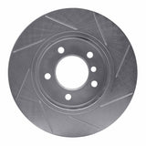 Dynamic Friction 1999-2008 BMW 323i Front Left Slotted Silver Brake Rotor by Dynamic Friction Company 611-31046L