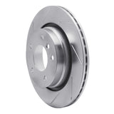 Dynamic Friction 1999-2008 BMW 323i Front Right Slotted Silver Brake Rotor by Dynamic Friction Company 611-31046R