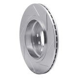 Dynamic Friction 1999-2008 BMW 323i Front Right Slotted Silver Brake Rotor by Dynamic Friction Company 611-31046R